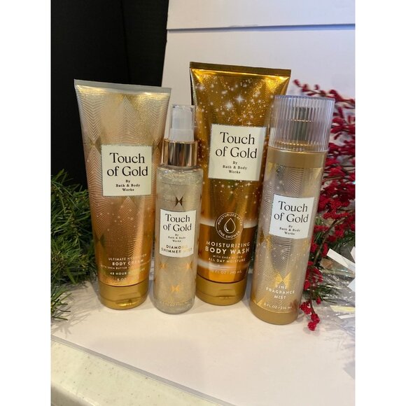 Bath & Body Works Christmas Holiday “Touch of Gold” New...